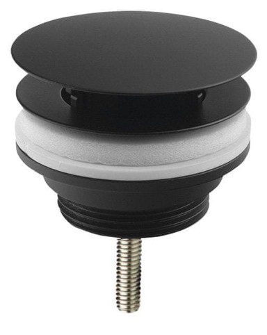 OMP TEA Ispustni ventil za umivaonik, nebrtveni, 5/4", 10–55 mm, crna